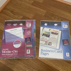 Bundle - Avery Page Dividers